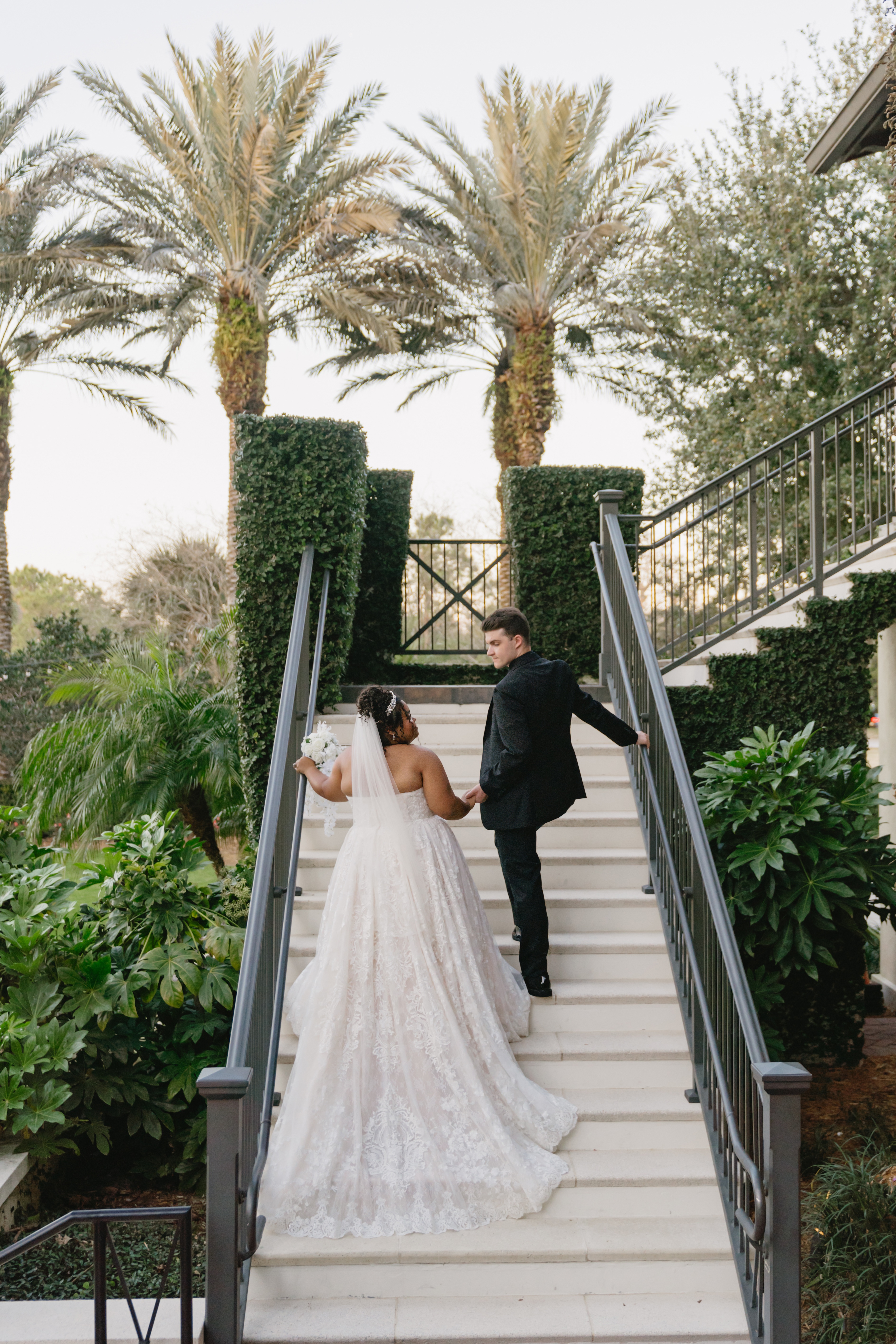 Candid laughing couple engagement session Florida