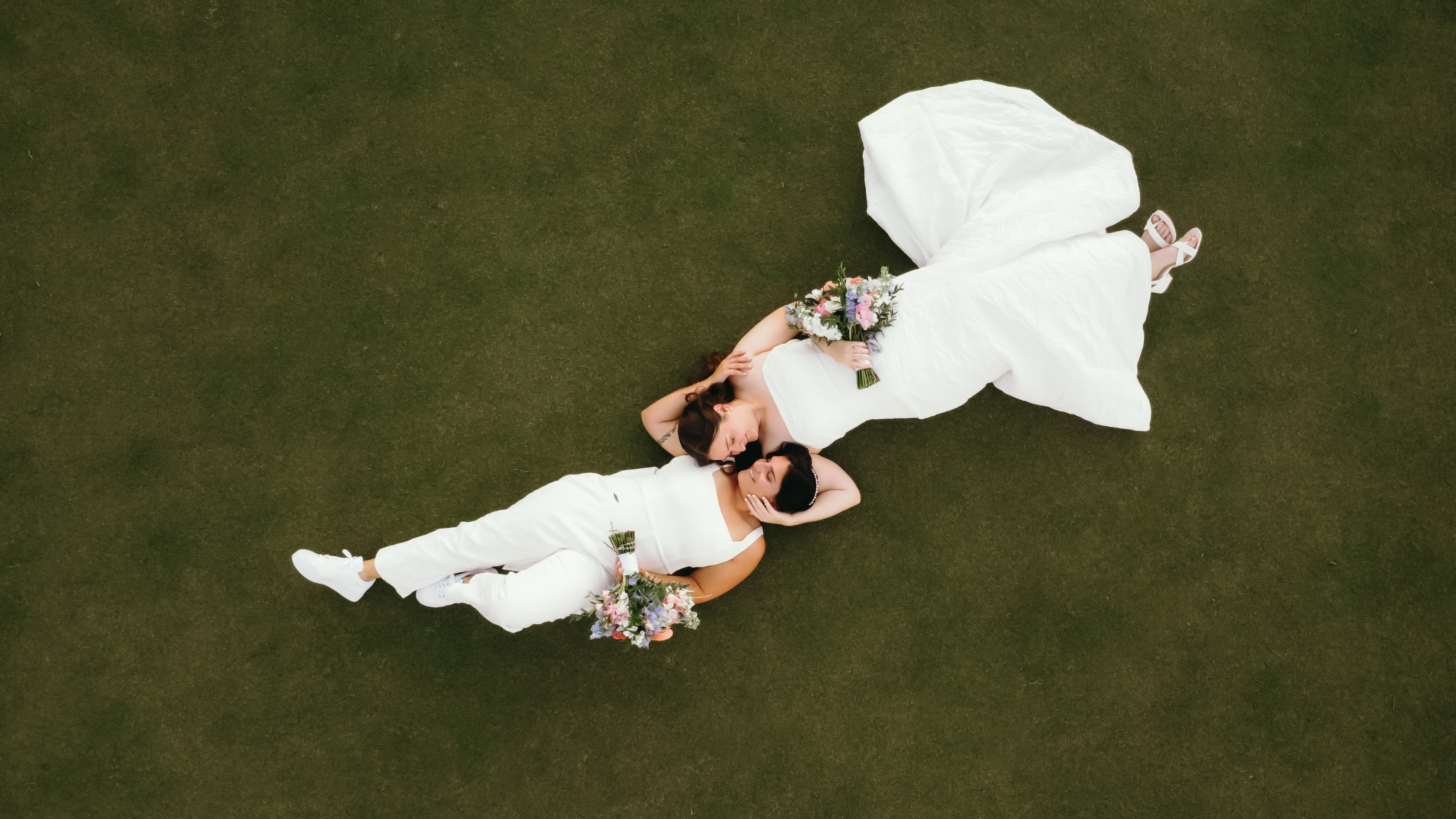 Romantic sunset portrait Orlando wedding