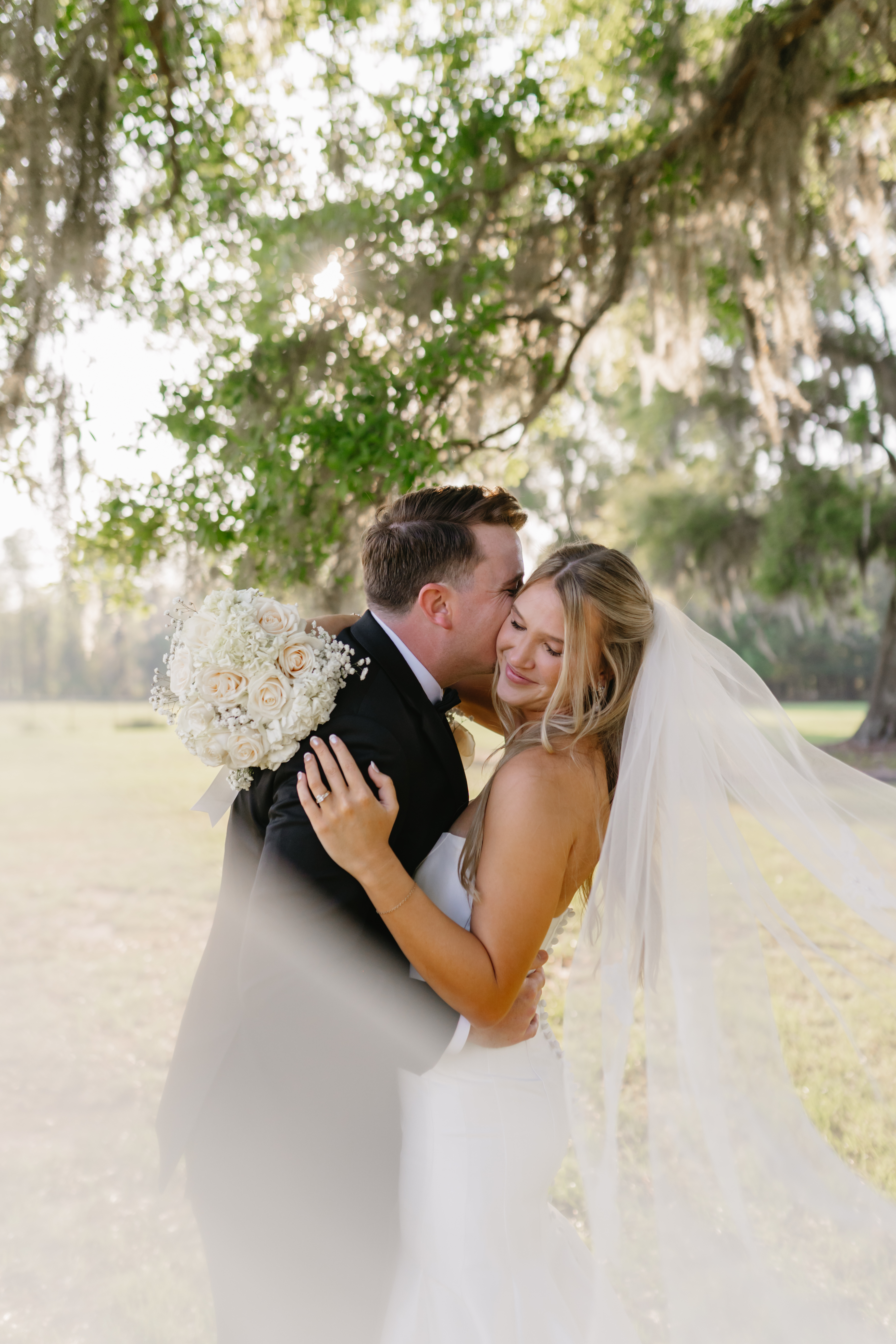 Candid wedding ceremony moment